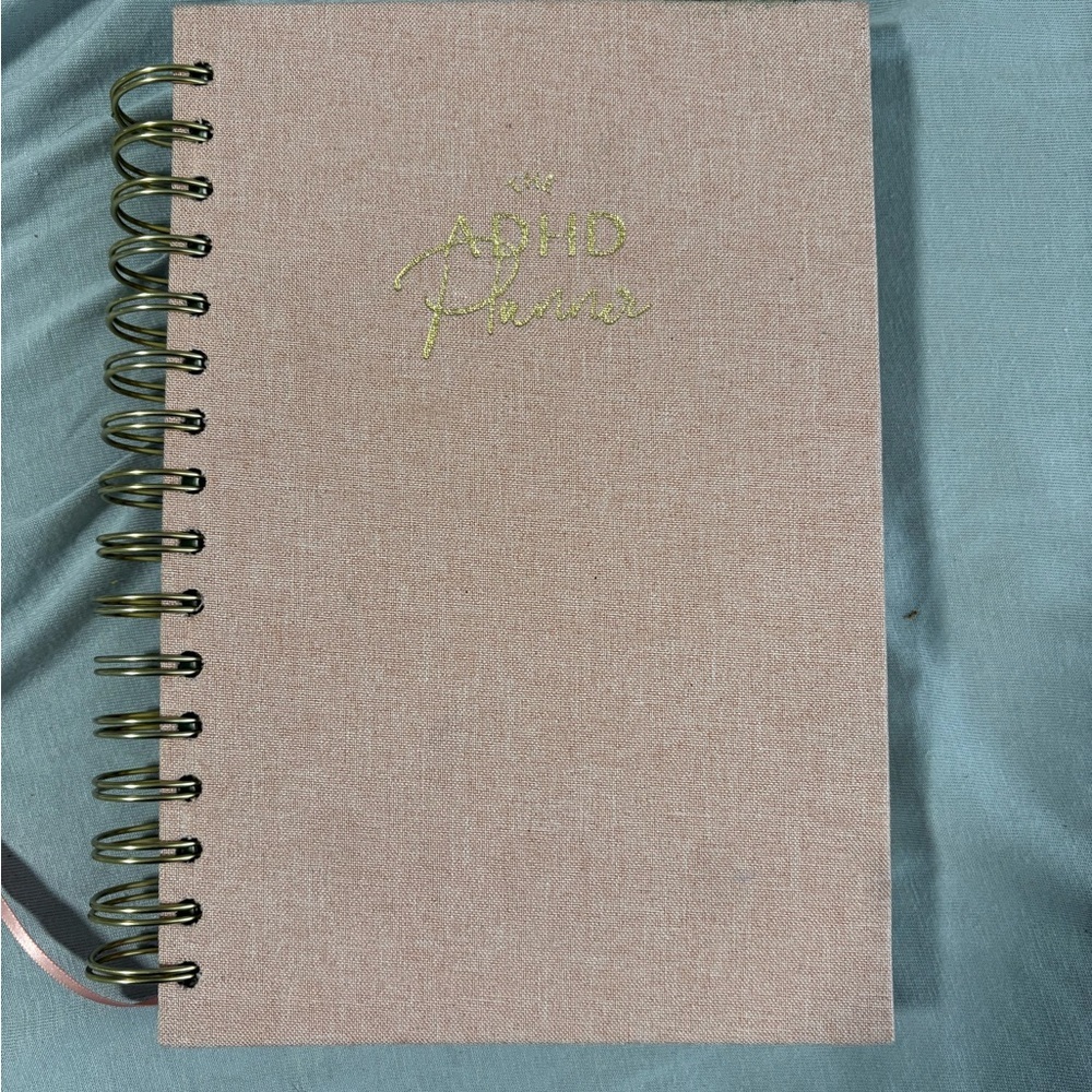 ADHD Planner - Pink and Gold